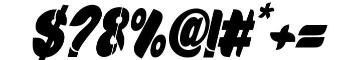 NewAsgard-Italic Font OTHER CHARS
