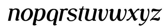 NewBashopilias-SemiBoldItalic Font LOWERCASE