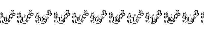 NewButterflyGarden-Regular Font LOWERCASE