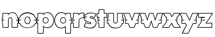 NewCoinOutline Font LOWERCASE