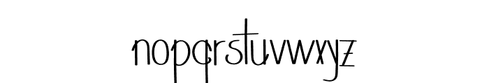 NewDoos Font LOWERCASE