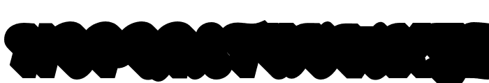 NewRoshelynExtrude-Light Font UPPERCASE