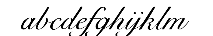 NewYorkFont-Italic Font LOWERCASE