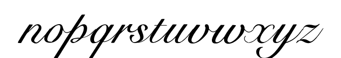 NewYorkFont-Italic Font LOWERCASE