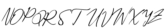 Newaves Signature Font UPPERCASE