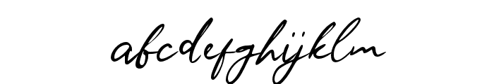 Newaves Signature Font LOWERCASE