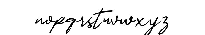 Newaves Signature Font LOWERCASE