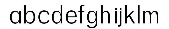 Newero regular Font LOWERCASE