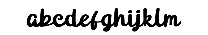 Newgate Regular Font LOWERCASE