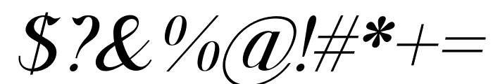 Newlimran Italic Font OTHER CHARS