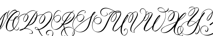 Newly Bridal Font UPPERCASE