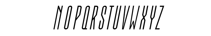 Nexark Italic Font UPPERCASE