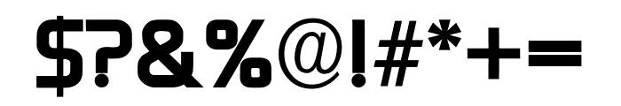 Nexatron Bold Font OTHER CHARS