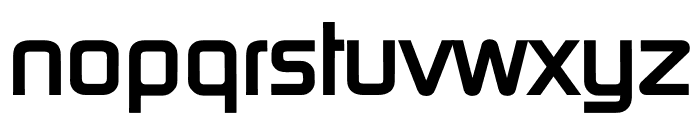 Nexatron Bold Font LOWERCASE