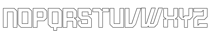 Nexmod-Outline Font LOWERCASE