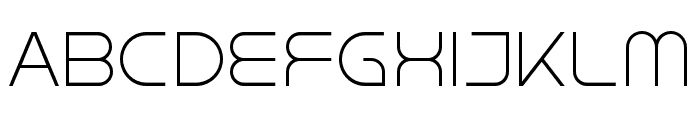 Nexume-Thin Font UPPERCASE