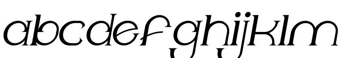 Neyagawa Italic Font LOWERCASE