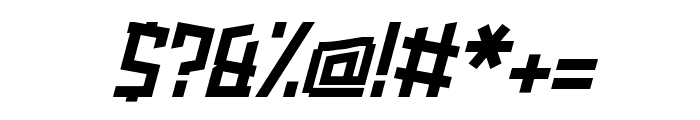 Neyscore-BoldItalic Font OTHER CHARS