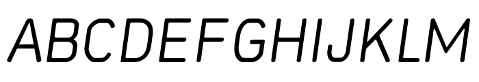 Nfinitage Italic Rounded Font UPPERCASE