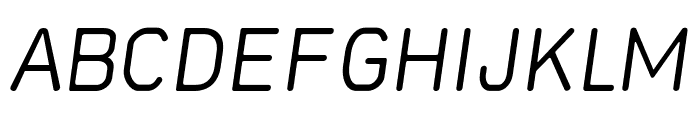 Nfinitage-ItalicRounded Font UPPERCASE