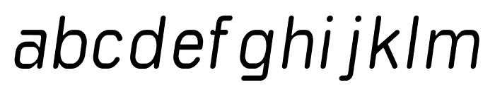 Nfinitage-ItalicRounded Font LOWERCASE