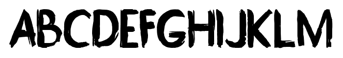 Ngabret Font UPPERCASE