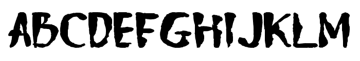 Ngabret Font LOWERCASE