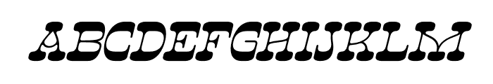 Ngarai Biscet Italic Font LOWERCASE