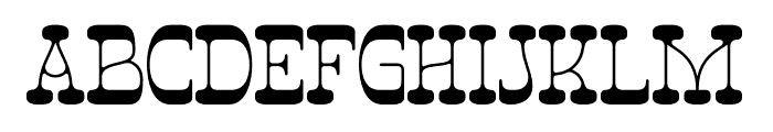 Ngarai Biscet Font UPPERCASE