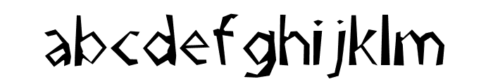 Ngotak Regular Font LOWERCASE