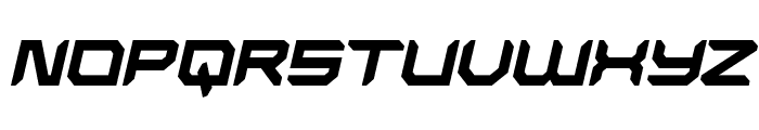 Nguleglo Tech Italic Font LOWERCASE