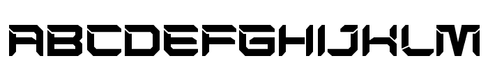 Nguleglo Tech Regular Font UPPERCASE