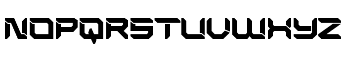 Nguleglo Tech Regular Font UPPERCASE