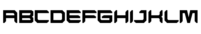 Nguleglo Tech Regular Font LOWERCASE