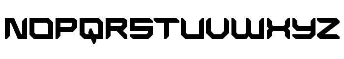 Nguleglo Tech Regular Font LOWERCASE