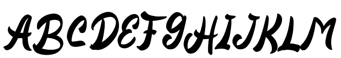 Niagato-Regular Font UPPERCASE