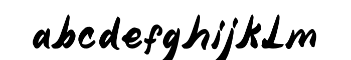 Niagato-Regular Font LOWERCASE
