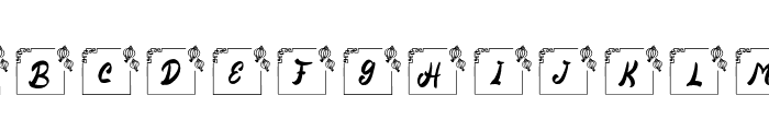 Nian Chinese Monogram Regular Font LOWERCASE