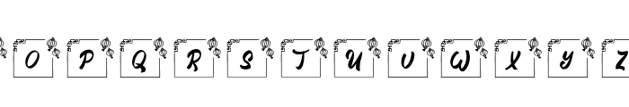 Nian Chinese Monogram Regular Font LOWERCASE