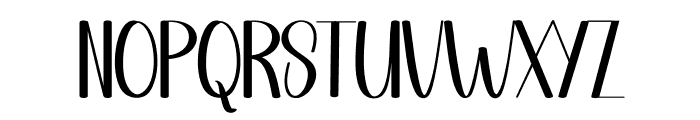 Nice Mama Font UPPERCASE