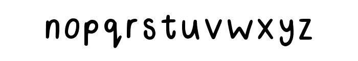 Nice Regular Font LOWERCASE