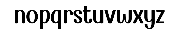 Nicely Ending Font LOWERCASE