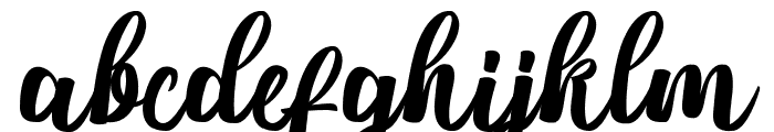 Nichole Script Font LOWERCASE