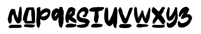 Nick Hustle Regular Font LOWERCASE