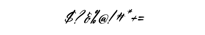 Nickitasha Bardovilly Italic Font OTHER CHARS