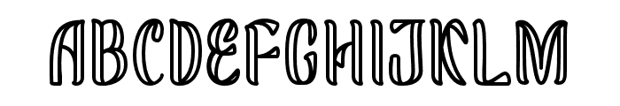 NickoRegular Font UPPERCASE