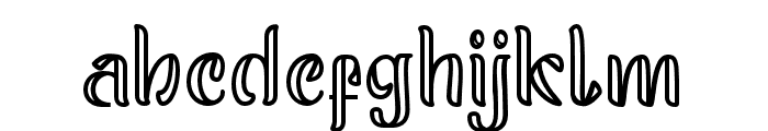 NickoRegular Font LOWERCASE