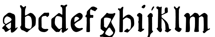 NicolausKesler Font LOWERCASE