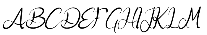 Nicollia Italic Font UPPERCASE