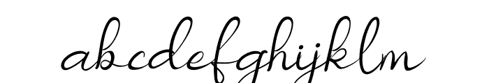 Nicollia Italic Font LOWERCASE